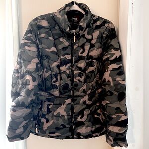 Camo Puffer Jacket